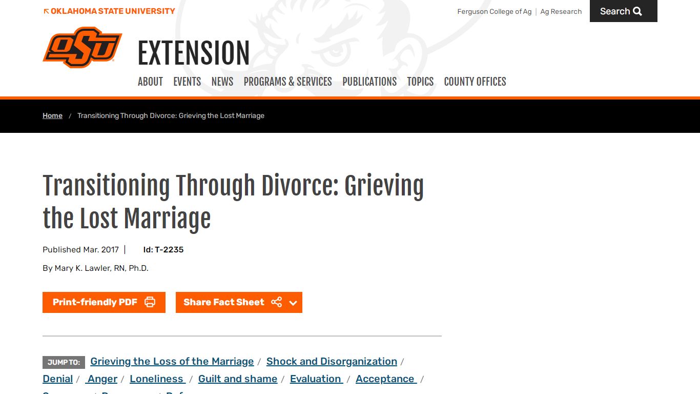 Transitioning Through Divorce: Grieving the Lost Marriage