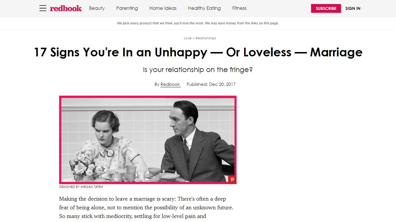 17 Signs You're In an Unhappy — Or Loveless — Marriage - Redbook